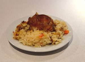 Пиле с ориз